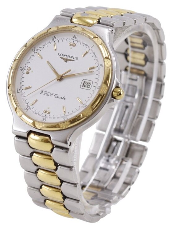 LONGINES Conquest Watches 4018 white WhiteDial Stainless Steel/Plated Gold... main image 12